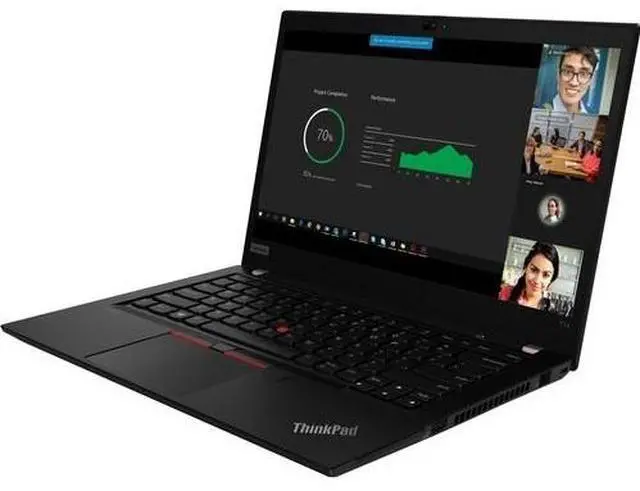 Alt view image 2 of 4 - Lenovo ThinkPad T14 Gen 1 14" 16GB 512GB SSD AMD Ryzen 5 Pro 4650U 2.10GHz WIN11P, Black
