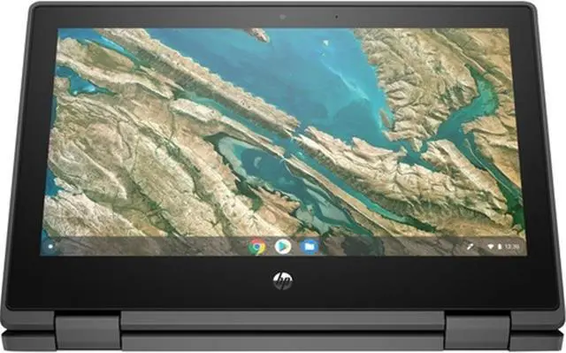 Alt view image 3 of 4 - HP Chromebook x360 11 G3 EE 11.6" Touch 4GB 32GB eMMC Celeron® N4020 1.1GHz ChromeOS, Gray