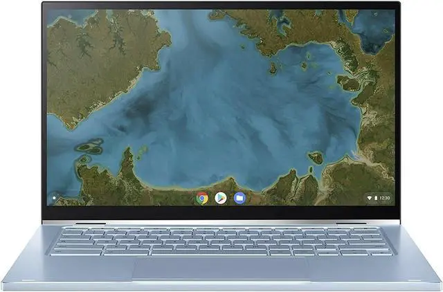 Alt view image 5 of 8 - ASUS Flip C433TA Chromebook, 14" FHD Touch Display, Intel Core m3-8100Y Upto 3.4GHz, 4GB RAM, 64GB eMMC, DisplayPort via USB-C, Card Reader, Wi-Fi, Bluetooth, Chrome OS (C433TA-AB31-CA)