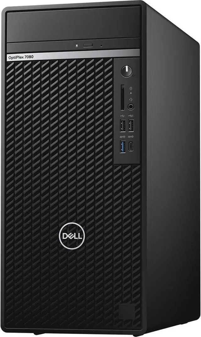 Alt view image 3 of 4 - Dell Optiplex 7080 Tower 8GB 256GB SSD Core™ i5-10500 3.1GHz Win10P, Black