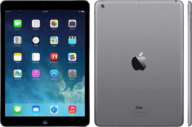 Alt view image 6 of 6 - Apple iPad Air 2 MGLW2LL/A 128GB 9.7" WiFi Only, Space Gray