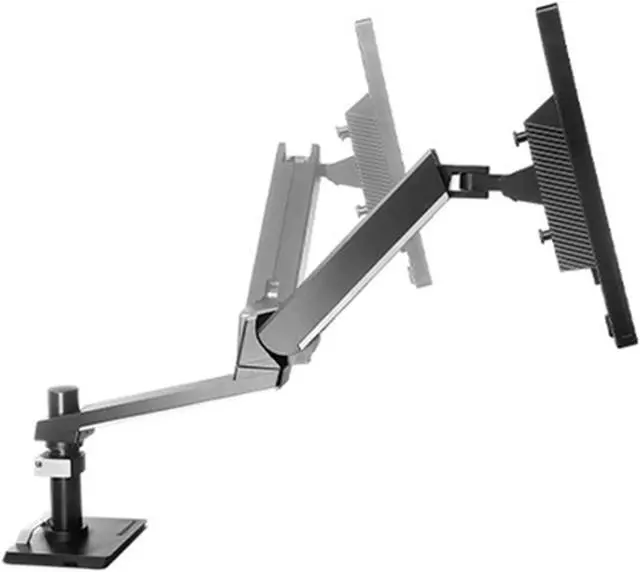 Alt view image 11 of 11 - Lenovo - 4XF0H70603 - Lenovo Mounting Arm for Monitor - Black - 20 lb Load Capacity - 1