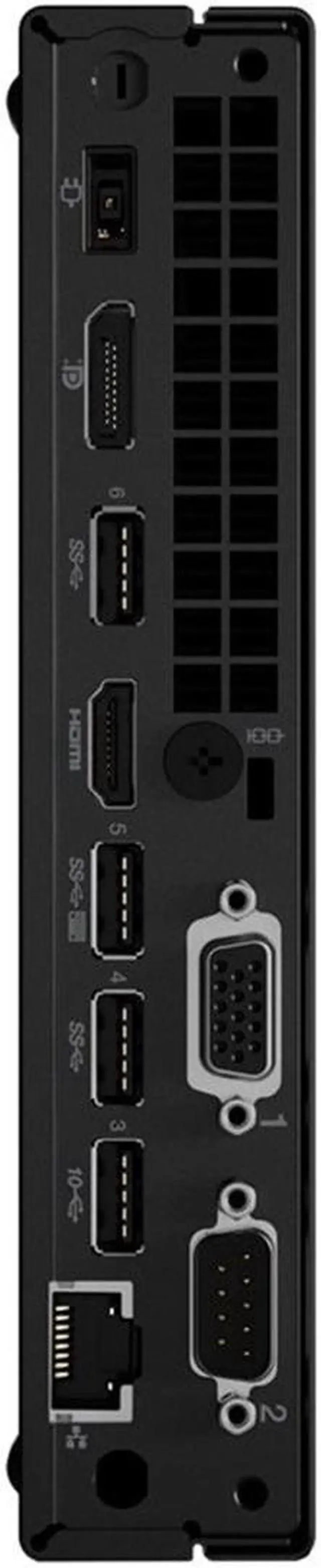 Alt view image 10 of 20 - Lenovo ThinkCentre M70q Gen 2 11MY001SUS Desktop Computer - Intel Core i5 11th Gen I5-11400T Hexa-core (6 Core) 1.30 GHz - 8 GB RAM DDR4 SDRAM - 256 GB M.2 PCI Express NVMe SSD - Tiny - Black - Intel - OEM