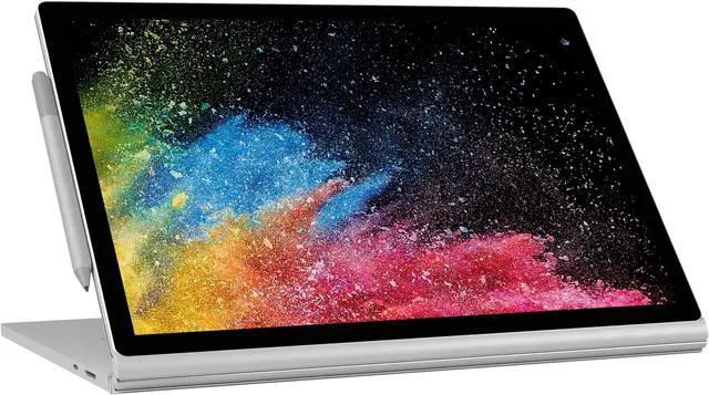 Alt view image 4 of 4 - Microsoft Surface Book 2 JHX-00001 13.5" Touch 8GB 256GB SSD Core™ i7-8650U 1.9GHz Win10P, Silver