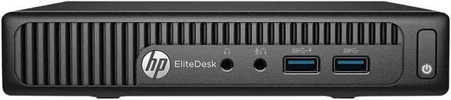 Main image of HP EliteDesk 705-G3 Mini PC 8GB 500GB A10-8770E 2.8GHz Win10P, Black