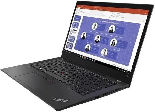 Alt view image 3 of 3 - Lenovo ThinkPad T14s Gen 2 14" Touch 16GB 512GB SSD Core i5-1135G7 2.40GHz Win10P, Black
