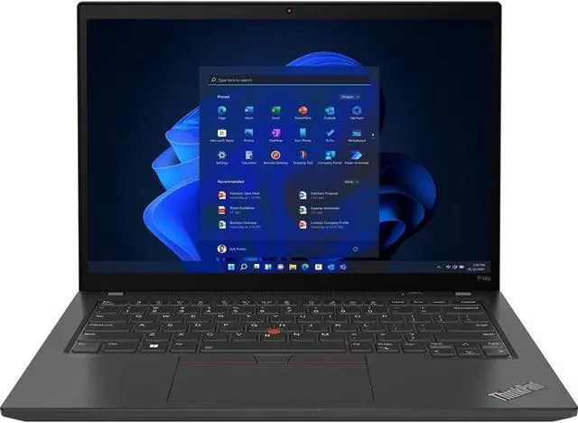 Alt view image 12 of 15 - Lenovo ThinkPad P14s Gen 3 21J5000VUS 14" Mobile Workstation - WUXGA - 1920 x 1200 - AMD Ryzen 7 PRO 6850U Octa-core (8 Core) 2.70 GHz - 16 GB Total RAM - 16 GB On-board Memory - 512 GB SSD - Bla