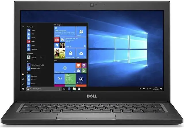 Main image of Dell Latitude 7280 Intel Core i7-7600U X2 2.8GHz 8GB 256GB SSD 12.5", Black