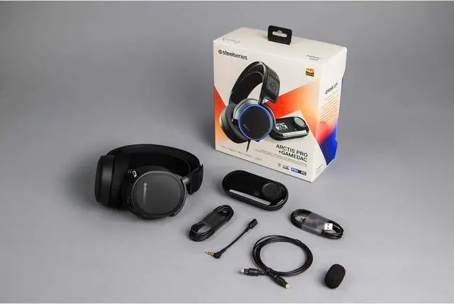 Alt view image 6 of 11 - SteelSeries 61453 Arctis Pro + GameDAC Hi-Res Gaming Headset - Black