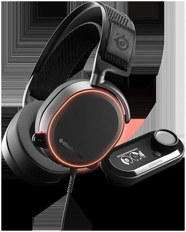 Alt view image 2 of 11 - SteelSeries 61453 Arctis Pro + GameDAC Hi-Res Gaming Headset - Black