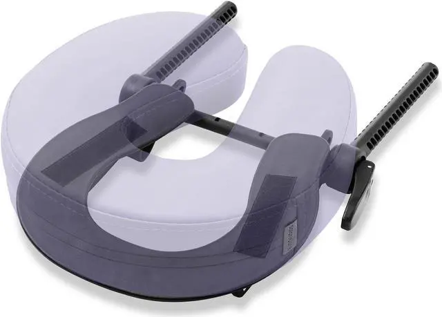 Alt view image 3 of 6 - Saloniture Adjustable Massage Table Face Cradle and Pillow 3" Foam - Lavender