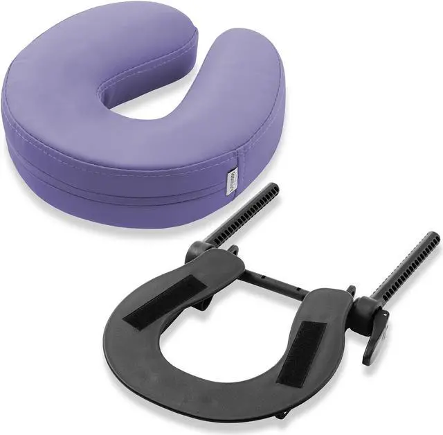 Main image of Saloniture Adjustable Massage Table Face Cradle and Pillow 3" Foam - Lavender