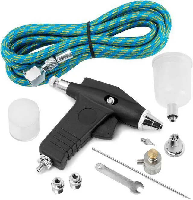 Alt view image 3 of 4 - PointZero Trigger Style 2cc Gravity-feed Airbrush 2 Tip Set (.3mm .5mm)