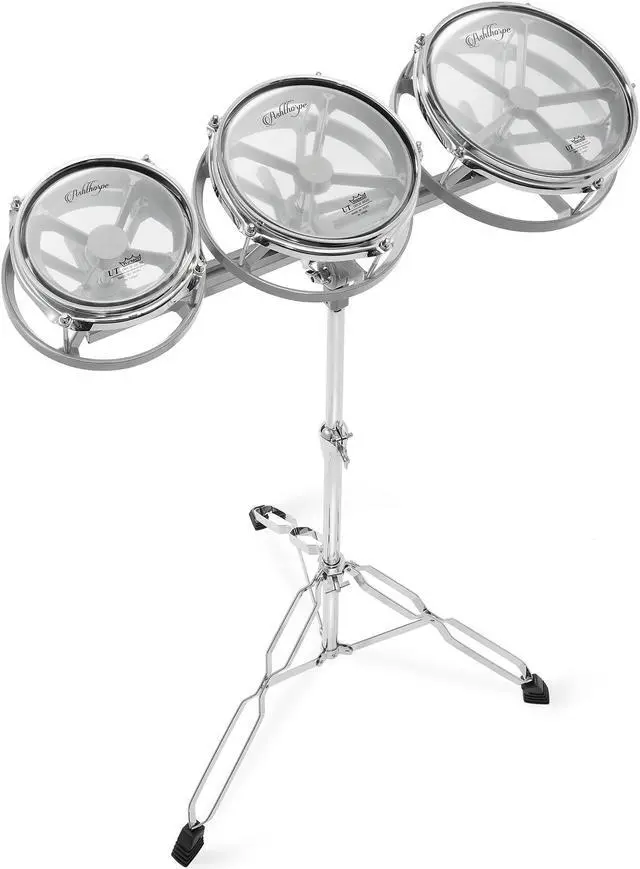 Main image of Ashthorpe Roto Tom Drum Set with Stand - 6", 8", 10" Toms with Remo Heads
