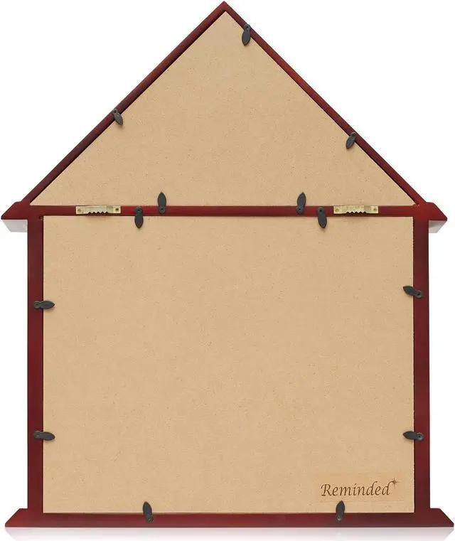 Alt view image 5 of 6 - Reminded Flag and Certificate Shadow Box Display Case fits 3' x 5' Home Flown Flag, Solid Wood Mahogany Finish