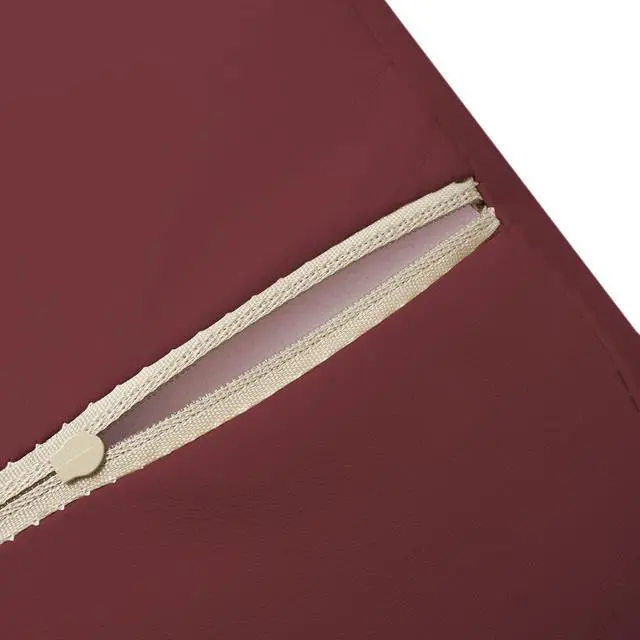 Alt view image 4 of 6 - Saloniture 3/4 Jumbo Round Massage Table Bolster Pillow Pad - 26 x 9 x 6-1/4 Inch - Burgundy