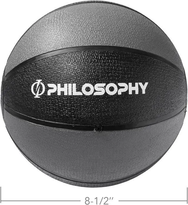 Alt view image 5 of 6 - Philosophy Gym Medicine Ball, 6 LB - Weighted Fitness Non-Slip Ball