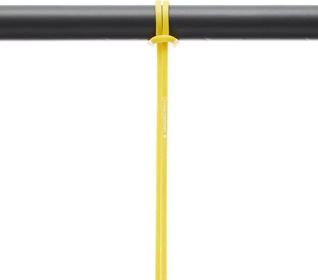 Alt view image 2 of 6 - Philosophy Gym Pull Up Assist Band - 1/4" (5-15 lbs), Yellow - Resistance Power Loop Exercise Band