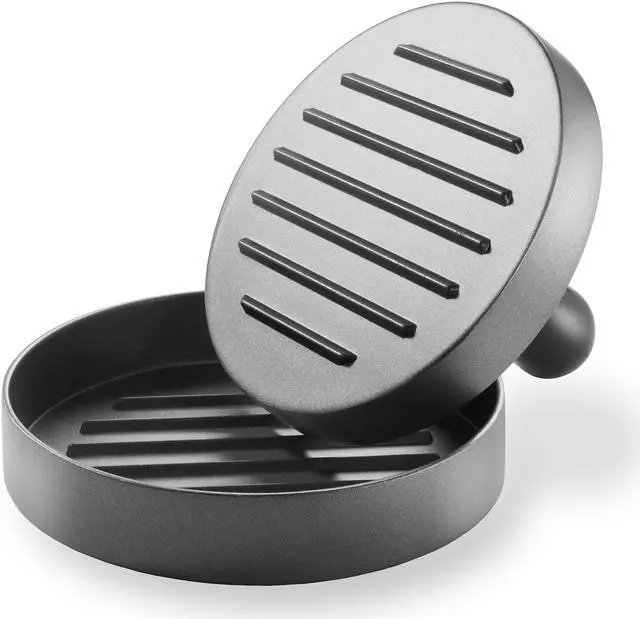 Alt view image 2 of 5 - Pure Grill Burger Press - Aluminum BBQ Patty Maker with 100 Wax Papers for Grilling Hamburger Patties