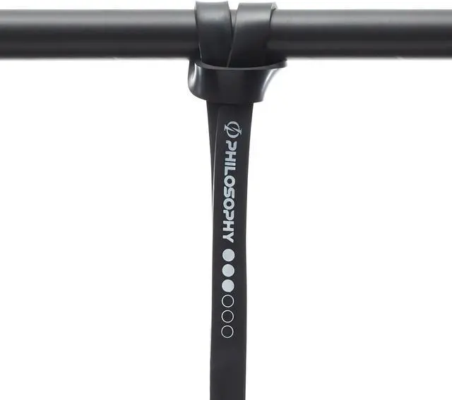 Alt view image 2 of 6 - Philosophy Gym Pull Up Assist Band - 3/4" (50-75 lbs), Black - Resistance Power Loop Exercise Band