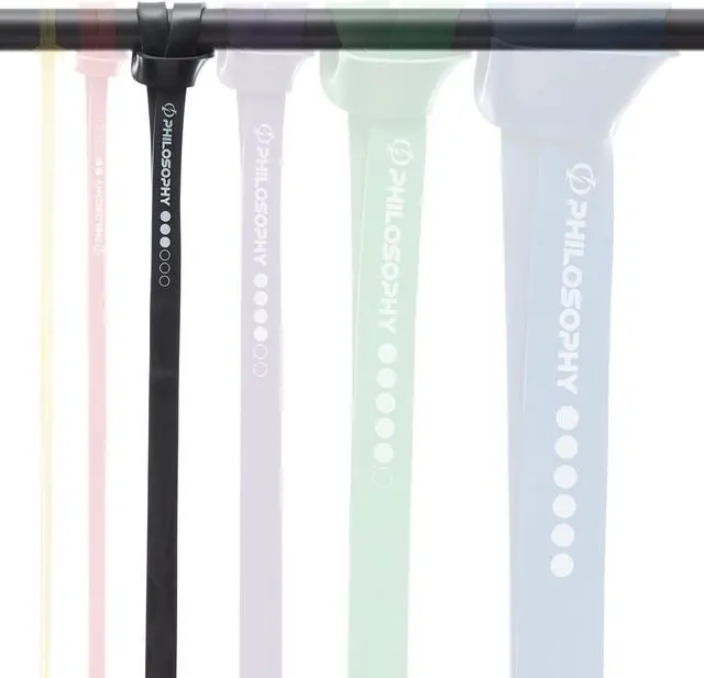 Alt view image 3 of 6 - Philosophy Gym Pull Up Assist Band - 3/4" (50-75 lbs), Black - Resistance Power Loop Exercise Band