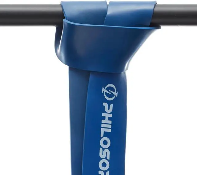 Alt view image 2 of 6 - Philosophy Gym Pull Up Assist Band - 2-1/2" (175-230 lbs), Blue - Resistance Power Loop Exercise Band