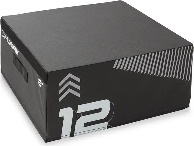 Main image of Philosophy Gym 12" Soft Foam Plyometric Box - Jumping Plyo Box for Training and Conditioning