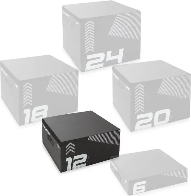 Alt view image 6 of 6 - Philosophy Gym 12" Soft Foam Plyometric Box - Jumping Plyo Box for Training and Conditioning