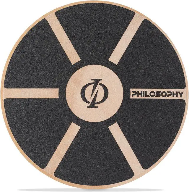 Main image of Philosophy Gym Wobble Board - Round Wooden Balance Board - Exercise Balance Trainer