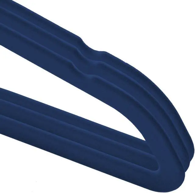 Alt view image 3 of 6 - Casafield 50 Velvet Kid's Hangers - 14" Size for Children's Clothes - Royal Blue