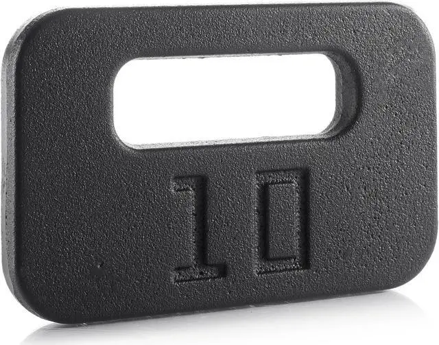 Main image of Philosophy Gym Cast Iron Ruck Weight - 10 LB Weighted Fitness Plate with Handle