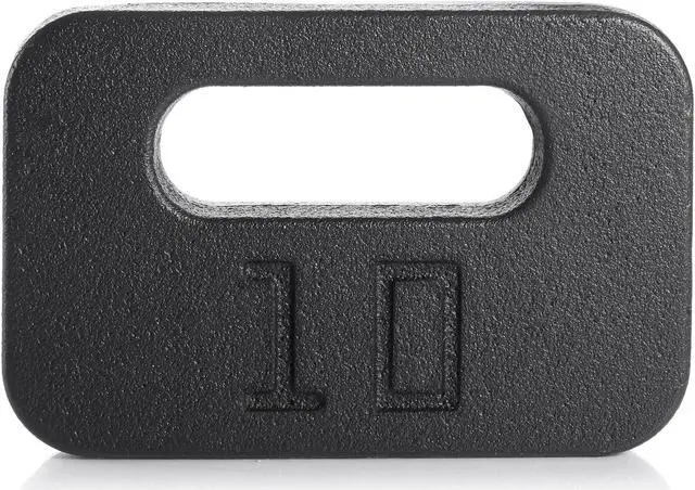 Alt view image 2 of 6 - Philosophy Gym Cast Iron Ruck Weight - 10 LB Weighted Fitness Plate with Handle