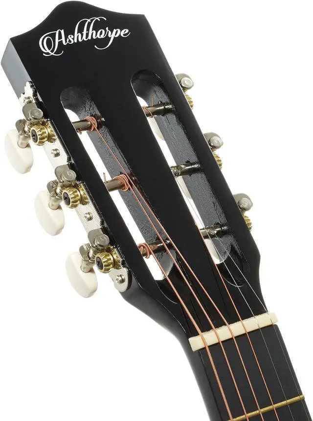 Alt view image 3 of 6 - Ashthorpe 38-inch Beginner Acoustic Guitar Package (Sunburst), Basic Starter Kit w/ Gig Bag, Strings, Strap, Tuner, Pitch Pipe, Picks