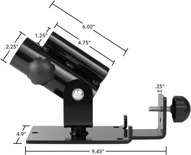 Alt view image 6 of 6 - Philosophy Gym T-Bar Row Platform Landmine Base Fits 1" Standard and  2" Olympic Bars - Full 360° Swivel & Easy to Install