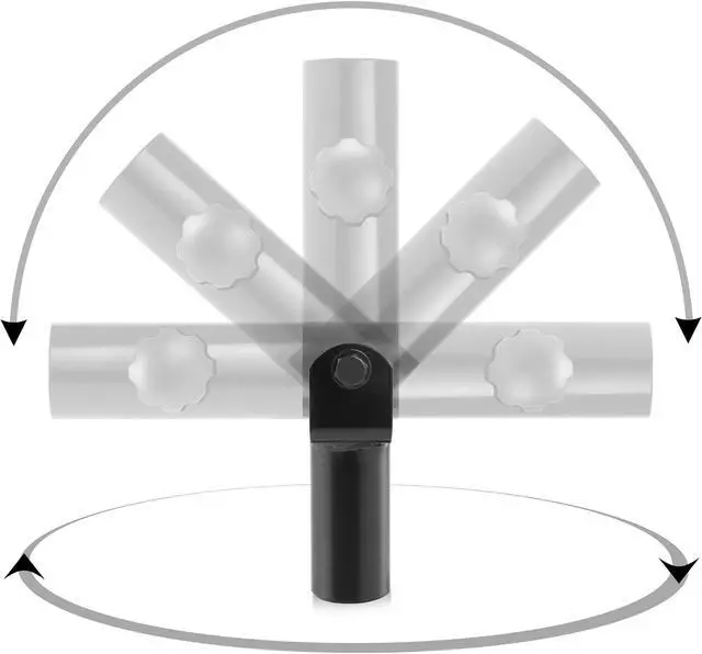 Alt view image 4 of 6 - Philosophy Gym T-Bar Row Plate Post Insert Landmine Attachment - Fits 2" Olympic Bars - Full 360° Swivel & Easy to Install