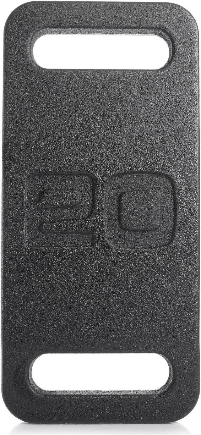 Alt view image 2 of 6 - Philosophy Gym Cast Iron Ruck Weight - 20 LB Weighted Fitness Plate with Handle