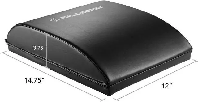 Alt view image 5 of 6 - Philosophy Gym Ab Exercise Mat with Tailbone Pad - Sit Up Pad - Abdominal & Core Trainer Wedge