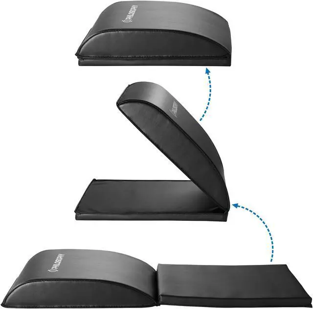 Alt view image 6 of 6 - Philosophy Gym Ab Exercise Mat with Tailbone Pad - Sit Up Pad - Abdominal & Core Trainer Wedge