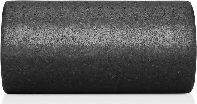 Alt view image 2 of 6 - Philosophy Gym 12" High-Density Foam Roller for Exercise, Massage, Muscle Recovery - Round, Black