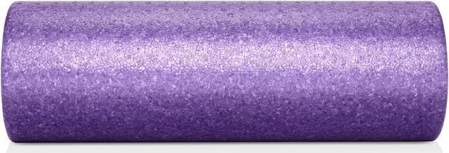 Alt view image 2 of 6 - Philosophy Gym 18" High-Density Foam Roller for Exercise, Massage, Muscle Recovery - Round, Purple
