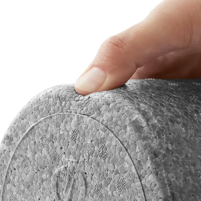 Alt view image 4 of 6 - Philosophy Gym 24" High-Density Foam Roller for Exercise, Massage, Muscle Recovery - Round, Gray