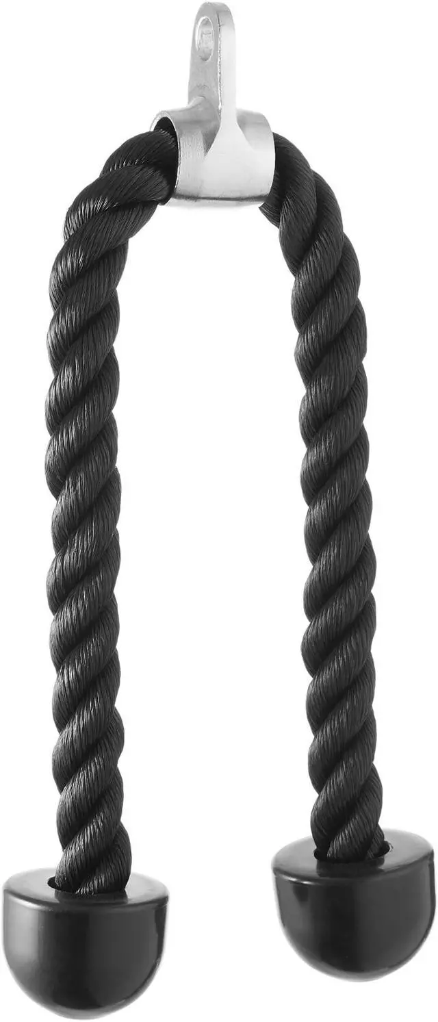 Alt view image 5 of 6 - Philosophy Gym Cable LAT Pulldown Attachment 4 Piece Set Includes: Tricep Rope, Double D, Straight Bar, V Bar