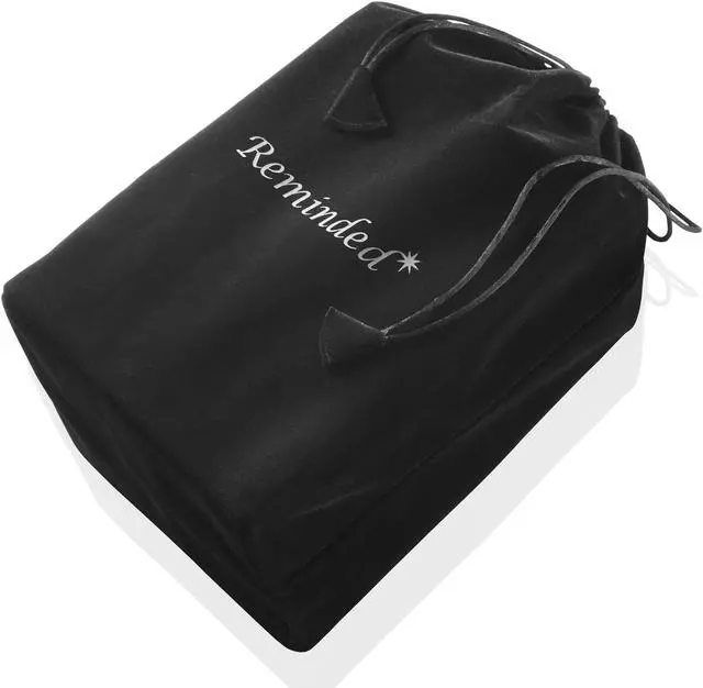Alt view image 6 of 6 - Reminded Rosewood Hand-Carved Floral Urn Box - Cremation Memorial with Velvet Bag - Medium
