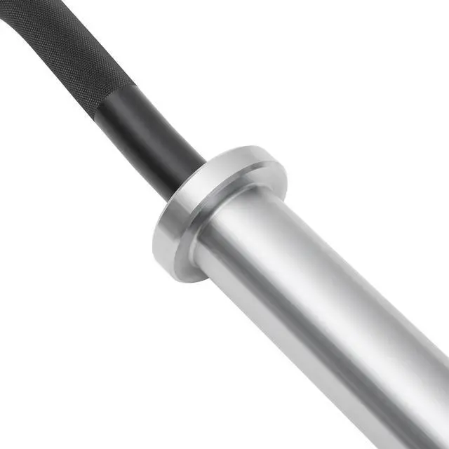 Alt view image 4 of 6 - Philosophy Gym 47" EZ Curl Olympic Barbell - 9.3KG 28mm 400LB Capacity 4 Needle Bearing 2" Weightlifting Bar