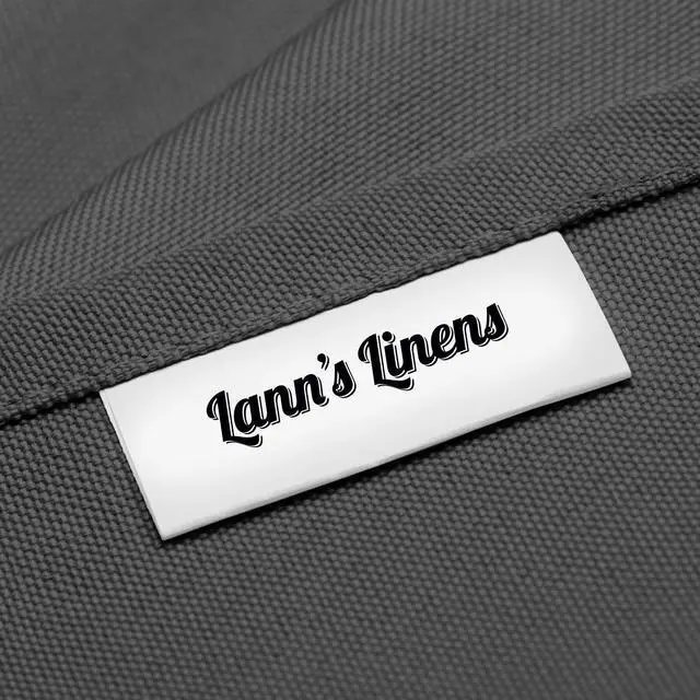Alt view image 4 of 5 - Lann's Linens - 60" x 102" Premium Tablecloth for Wedding / Banquet / Restaurant - Rectangular Polyester Fabric Table Cloth - Dark Gray