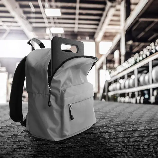 Alt view image 6 of 6 - Philosophy Gym Cast Iron Ruck Weight - 10 LB Weighted Fitness Plate with Handle