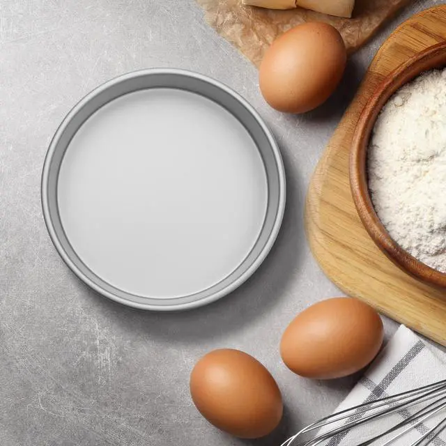 Alt view image 4 of 6 - Last Confection 4" x 2" Aluminum Round Cake Pan - Professional Bakeware