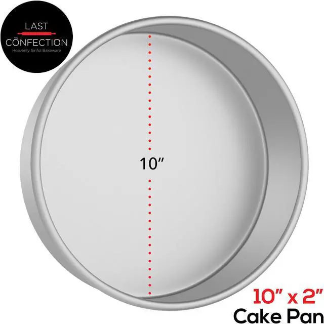 Alt view image 2 of 6 - Last Confection 10" x 2" Aluminum Round Cake Pan - Professional Bakeware