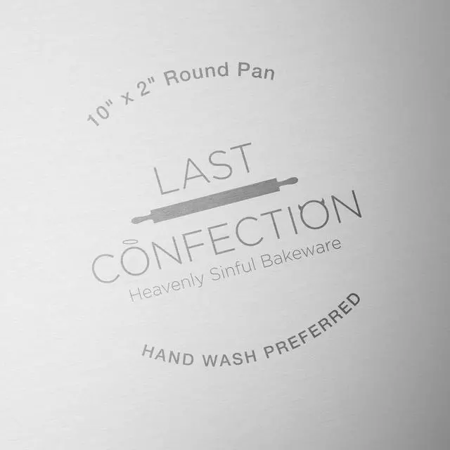 Alt view image 5 of 6 - Last Confection 10" x 2" Aluminum Round Cake Pan - Professional Bakeware