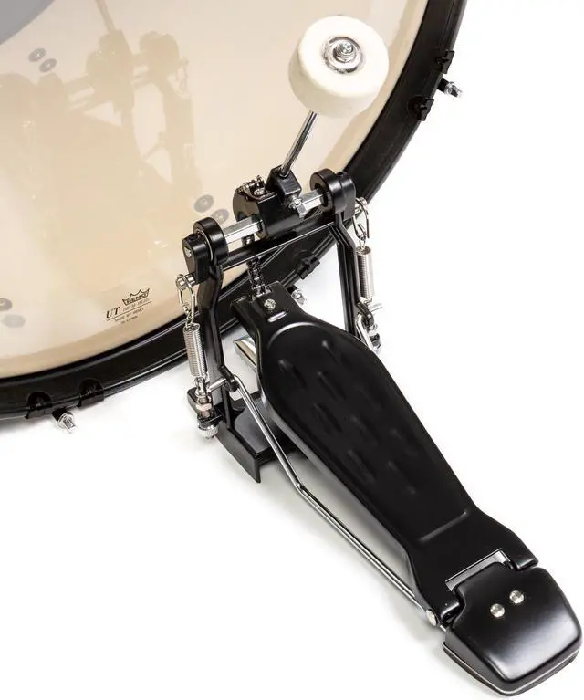 Alt view image 6 of 6 - Ashthorpe 5-Piece Complete Full Size Adult Drum Set with Remo Batter Heads - Red